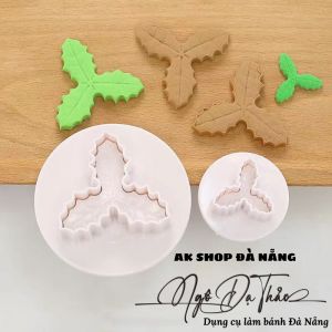 SET 2 KHUÔN CUTTER NHỰA ( HOA TUYẾT 3 )