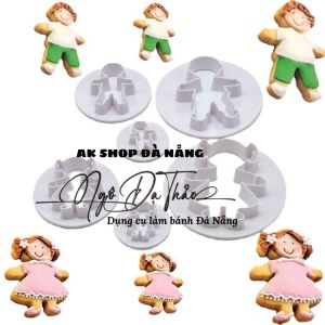 SET 3 KHUÔN CUTTER NHỰA - BÉ TRAI