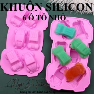Khuôn silicon 6 ô tô