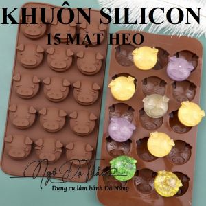 Khuôn silicon 15 mặt hẹo