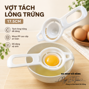 Vợt nhựa tách lòng trứng 17.5cm
