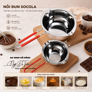 Nồi đun chảy socola - phô mai