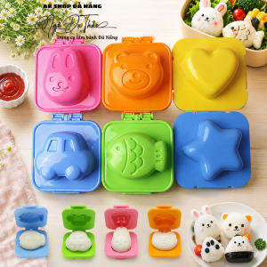 Bộ 6 khuôn nhựa làm cơm BENTO