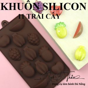 Khuôn silicon 11 trái cây