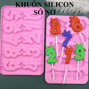 Khuôn silicon số 0 ~ 9 Nơ
