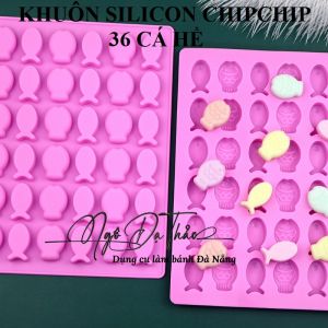 Khuôn silicon kẹo dẻo / chip chip - 36 cá hề