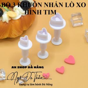 SET 3 KHUÔN CUTTER NHỰA (TIM)