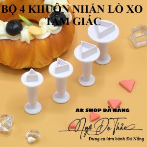 SET 4 KHUÔN CUTTER NHỰA (TAM GIÁC)