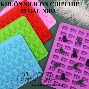 Khuôn silicon kẹo dẻo / chip chip - 50 gấu NHỎ