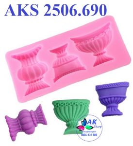 KHUÔN SILICON CHẬU HOA