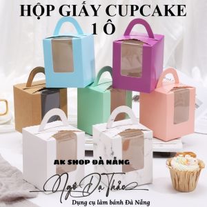 HỘP GIẤY CUPCAKE 1 BÁNH