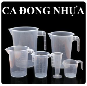 Ca đong chia vạch nhựa