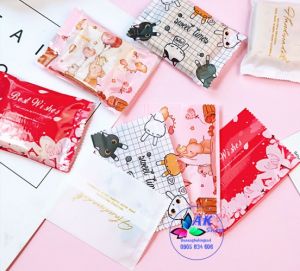 Set 100 túi đựng bánh quy 7*10