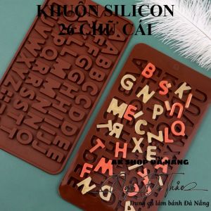 Khuôn silicon 26 chữ cái