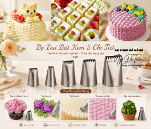Bộ đui bắt kem 5 cái - ĐAN GIỎ