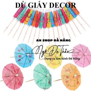 Dù giấy trang trí decor 50 cái/ gói