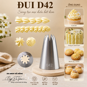 Đui bánh quy - su kem D42