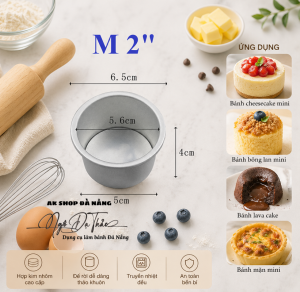 Khuôn nhôm hợp kim đế rời TRÒN M"2