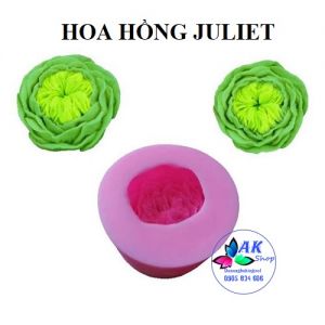 KHUÔN SILICON HOA HỒNG JULIET