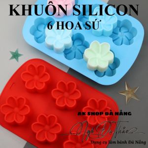 KHUÔN SILICON 6 HOA SỨ
