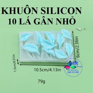 KHUÔN SILICON 10 LÁ GÂN NHỎ (VN)