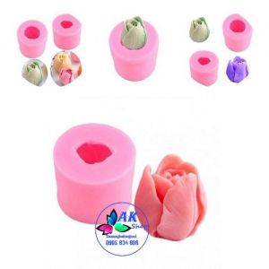 KHUÔN SILICON HOA TULIP NHỎ