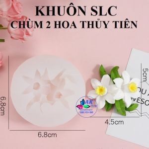 KHUÔN SILICON 2 HOA THỦY TIÊN