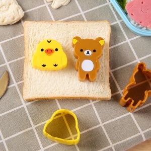 SET 2 KHUÔN CUTTER NHỰA -  GẤU CHIM