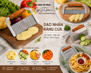 Dao cắt răng cưa CN ( khoai tây - rau củ)