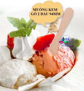 SET 100 MUỖNG KEM 2 ĐẦU 94MM