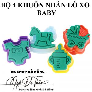 SET 4 KHUÔN NHẤN COOKIES (BABY)