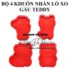 set-4-khuon-nhan-cookies-teddy-bear - ảnh nhỏ 2