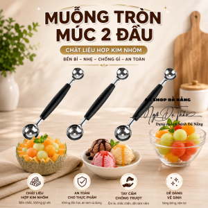 Muỗng múc 2 đầu