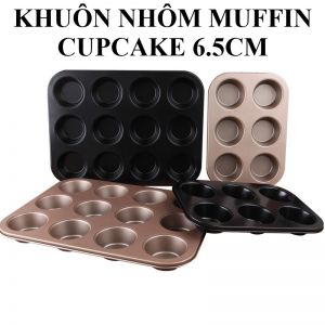 Khay nhôm nướng bánh cupcake muffin ĐK 5.0cm