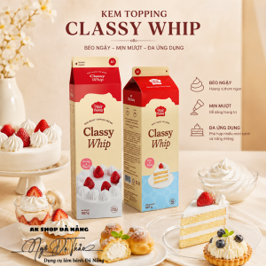 Kem topping CLASSY WHIP 1 lít
