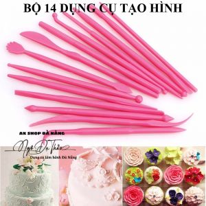 Bộ 14 dụng cụ tạo hình fondant/ đất sét nhựa