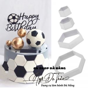 SET 4 KHUÔN CUTTER NHỰA  - QUẢ BÓNG