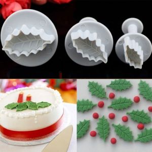 SET 3 KHUÔN CUTTER NHỰA ( HOA TUYẾT 1 )