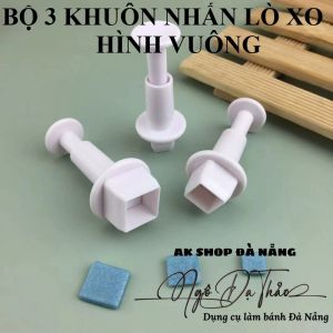 SET 2 KHUÔN CUTTER NHỰA (VUÔNG)