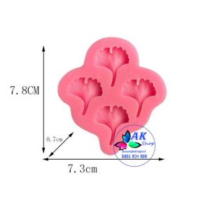 KHUÔN SILICON 4 LÁ CỌ NHÍ