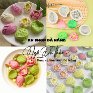 BỘ 4 KHUÔN SILICON SEN CHÈ TRÔI