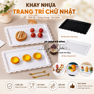 Khay nhựa chữ nhật