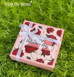 HỘP SOCOLA 9 VIÊN (ROSE)