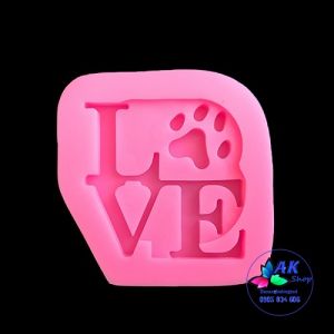 KHUÔN SILICON CHỮ LOVE