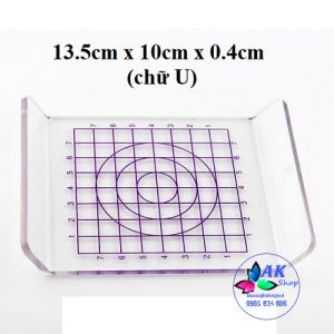 BẢNG MICA CHỮ U 12.5x10