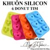 khuon-silicon-6-donut-tim - ảnh nhỏ  1