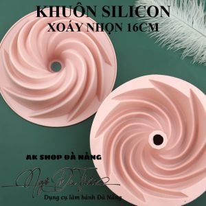 KHUÔN SILICON XOÁY NHỌN 16CM
