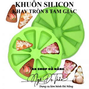 KHUÔN SILICON TRÒN 8 TAM GIÁC