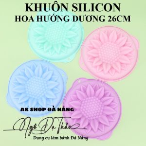 KHUÔN SILICON HOA HƯỚNG DƯƠNG 29CM