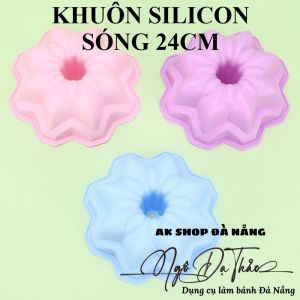 KHUÔN SILICON SÓNG 24CM